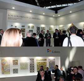 Exposición “Los Colores en la Historia” en CEVISAMA 2013