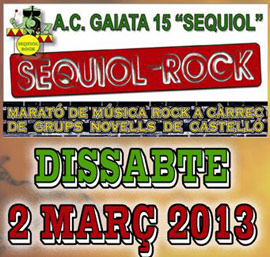 III Sequiol-Rock el 2 de marzo
