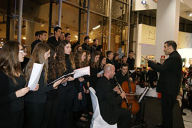 Alumnos del colegio Lledó en el International School Music Festival de Barcelona