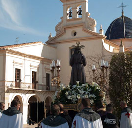 Este Domingo, estación de Penitencia y traslado del Cristo de Medinaceli a Lledó