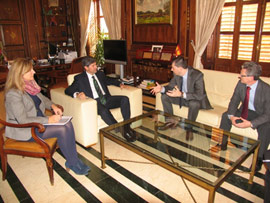 Reunión del Alcalde de Castellón con el director general de Fondos Europeos