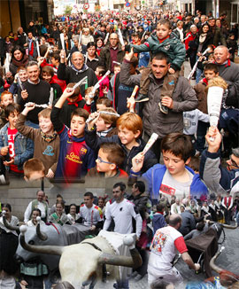 Encierro infantil del martes de Magdalena