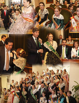 Recepción oficial a las Reinas de las Fiestas de las diferentes localidades de la provincia de Castellón