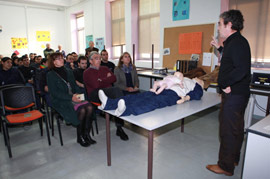 Curso de reanimación cardiopulmonar básica de primeros auxilios