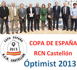 Pistoletazo de salida para la Copa de España de Óptimist en el RCN Castellón