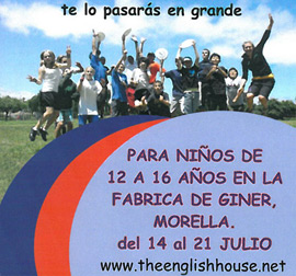 La Fábrica Giner acoge en julio un campus de inglés para niños