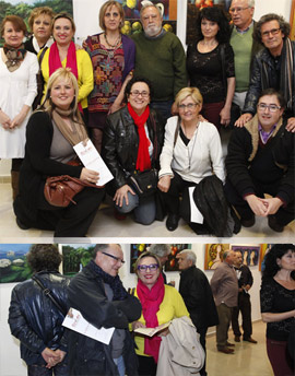 Inauguración de la exposición colectiva de Beniart