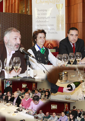 Cata de Champagne a profesionales en el Casino Antiguo de Castellón