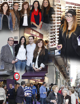 Gran día de apertura de la óptica ALAIN AFFLELOU en pleno centro de Castellón