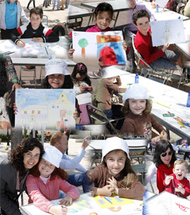 Ven a pintar a Lledó, 5º concurso infantil de dibujo al aire libre