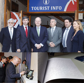 Inauguración de la nueva Oficina de Turismo en la Casa Abadía