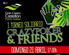 I Torneo solidario Crazypoker&friends en el Gran Casino Castellón