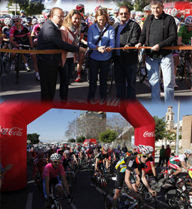 Salida de la 3ª etapa de la XXXI volta ciclista a la provincia de Castelló
