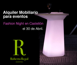 Eventos Roberto Regal oferta mobiliario para eventos en alquiler