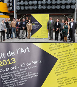 Presentación del cartel La Nit de L´Art