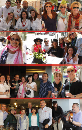 Gran fiesta flamenca en el restaurante Rústico de Castellón