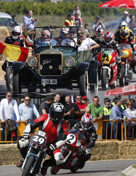 I Prueba Exhibición de Motos Clásicas de Competición en circuito urbano