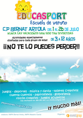 El verano ya está aquí, y con él, ¡llega Educasport!