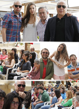 Luis Varela y Blanca Jara impartieron un taller de interpretación a pie de playa. Benicàssim Negre