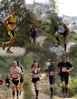 Marató i Mitja Castelló-Penyagolosa a su paso por Les Useres