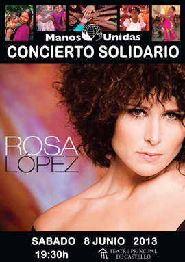Concierto solidario de Rosa en el Teatro Principal