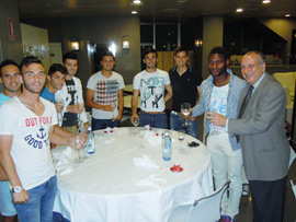 Comida de celebración con el Juvenil A del Villarreal CF