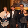Entrega de medallitas