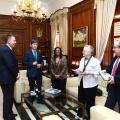 Recepción oficial a Fikile Magubane