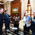 Recepción oficial a Fikile Magubane