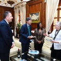 Recepción oficial a Fikile Magubane