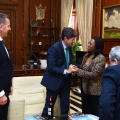 Recepción oficial a Fikile Magubane
