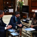 Recepción oficial a Fikile Magubane