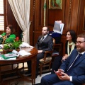 Recepción oficial a Fikile Magubane