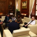 Recepción oficial a Fikile Magubane