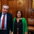Recepción oficial a Fikile Magubane