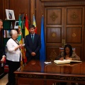 Recepción oficial a Fikile Magubane