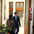 Recepción oficial a Fikile Magubane