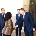 Recepción oficial a Fikile Magubane