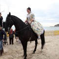 Carrera de caballos y burros