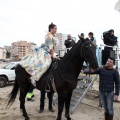 Carrera de caballos y burros