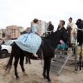 Carrera de caballos y burros