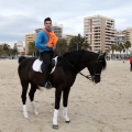 Carrera de caballos y burros