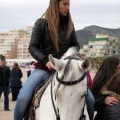 Carrera de caballos y burros