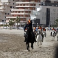 Carrera de caballos y burros