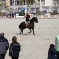 Carrera de caballos y burros