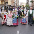 Ofrenda de flores a la Mare de Déu del Lledó