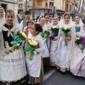 Ofrenda de flores a la Mare de Déu del Lledó