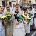 Ofrenda de flores a la Mare de Déu del Lledó