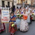 Ofrenda de flores a la Mare de Déu del Lledó