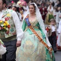 Fallas Burriana, ofrenda